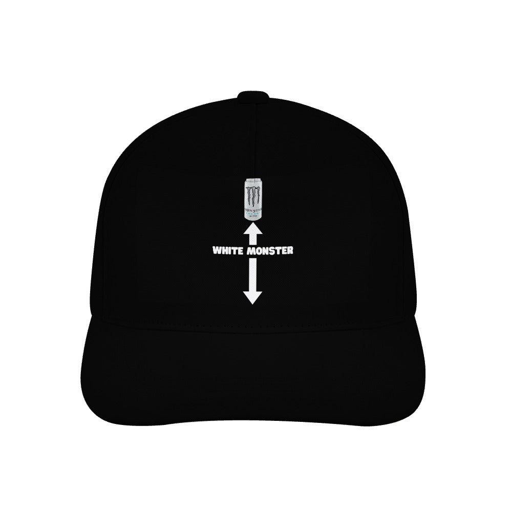 White Monster Cap — Black