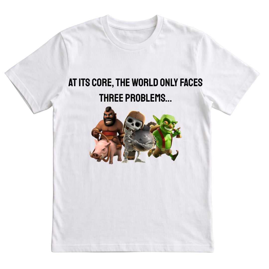 3 PROBLEMS T-SHIRT