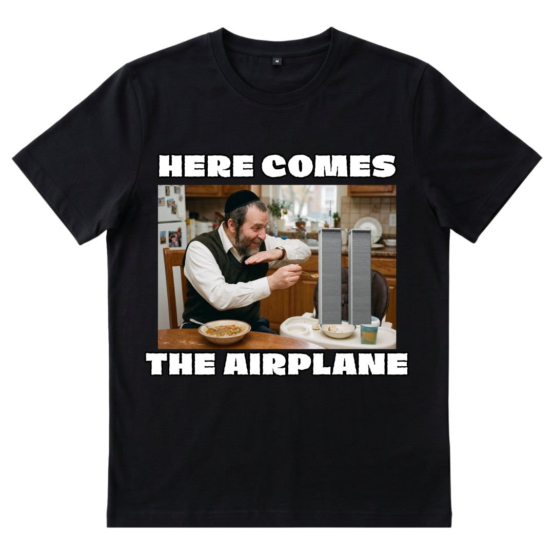 Here comes the airplane