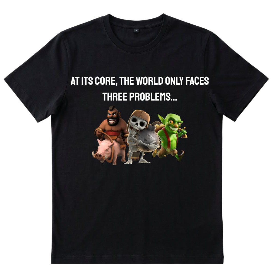 3 PROBLEMS T-SHIRT