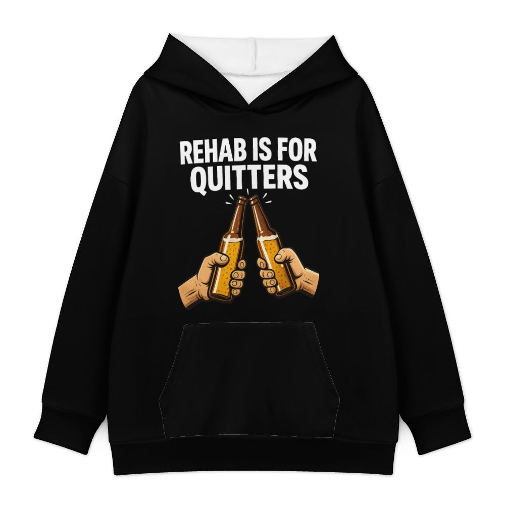 Rehab Is for Quitters Hoodie — Black