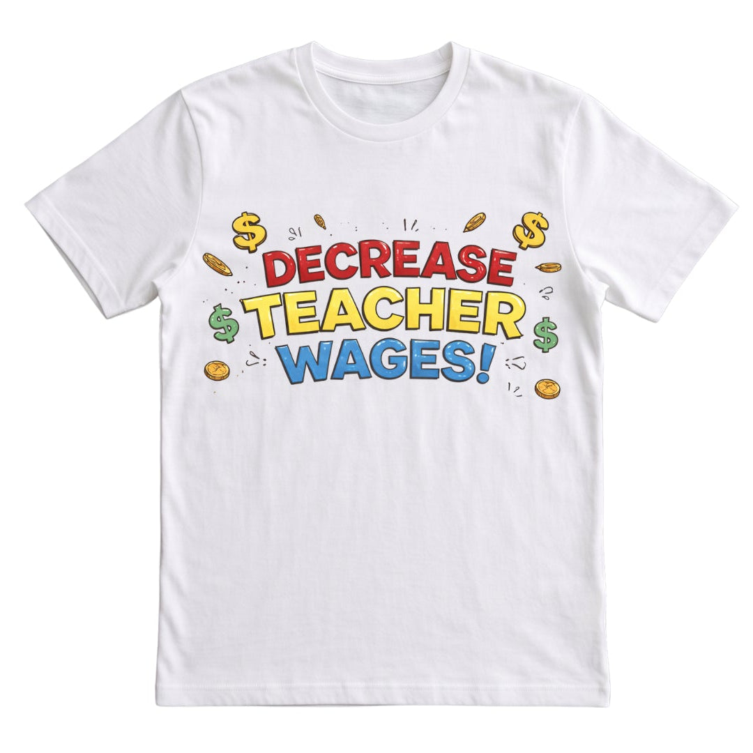 Decrease Teacher Wages!