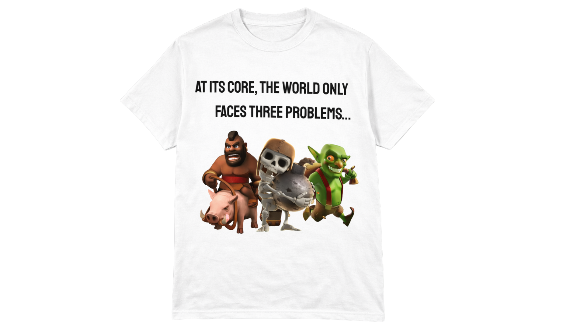 3 PROBLEMS T-SHIRT