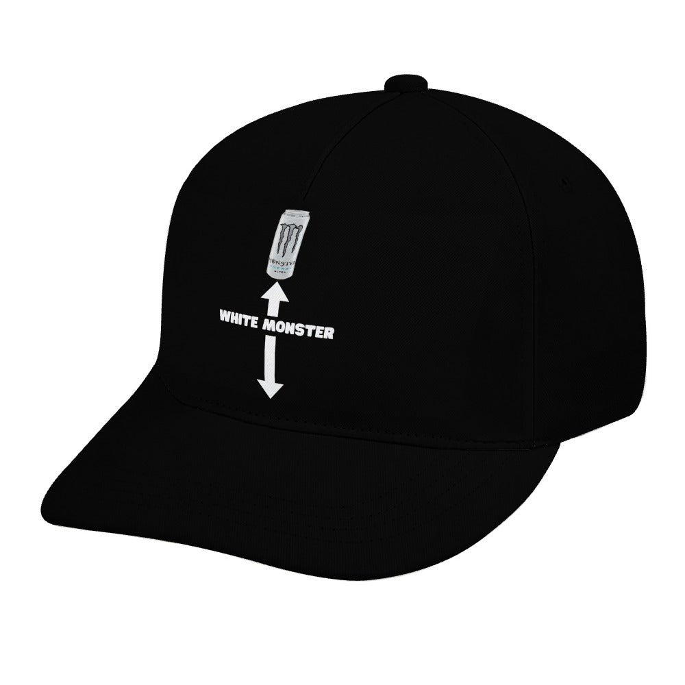 White Monster Cap — Black