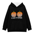 He Likes My Pumpkins – Halloween Couple Hoodie