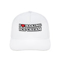 I Love Making Ice Cream Cap — White
