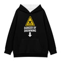 Danger of Drowning Hoodie — Black