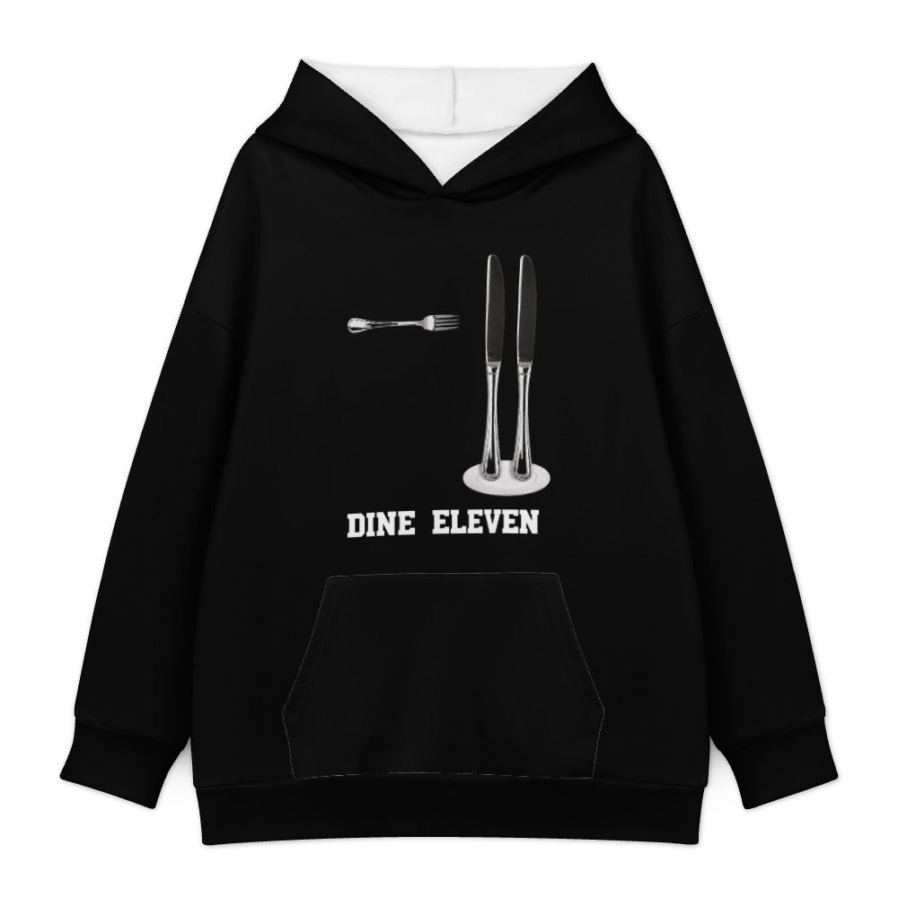 Dine Eleven Hoodie — Black