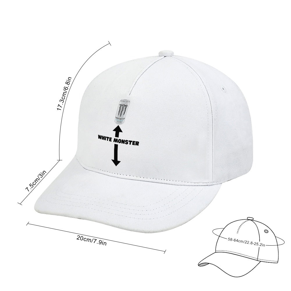 White Monster Cap — White