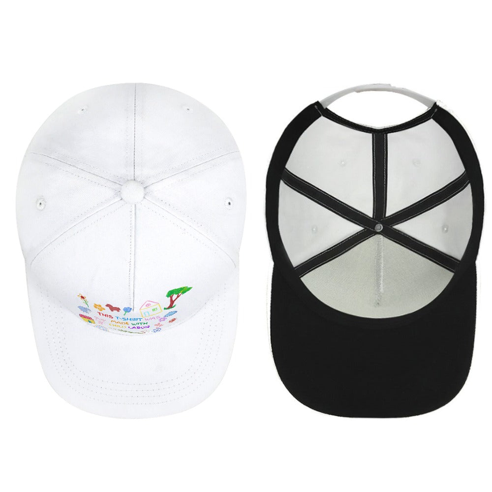 Child Labor Satire Cap — White