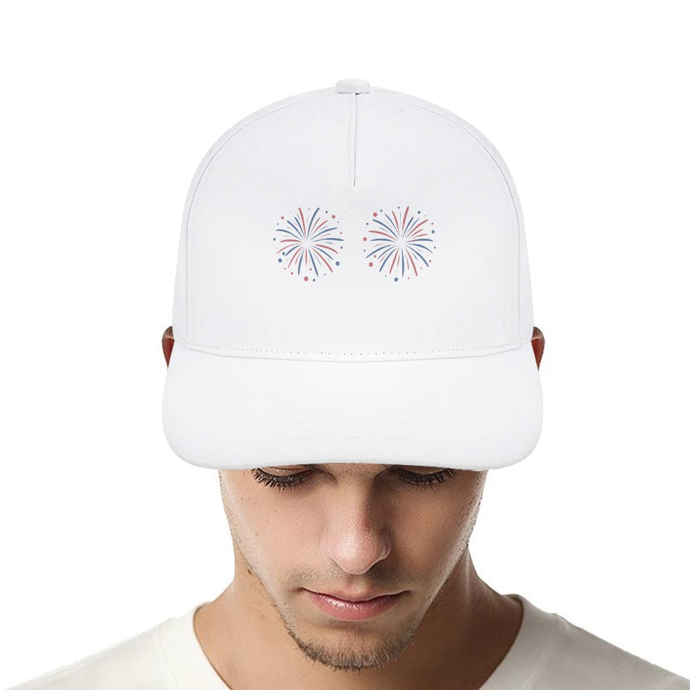 Twin Fireworks Cap — White