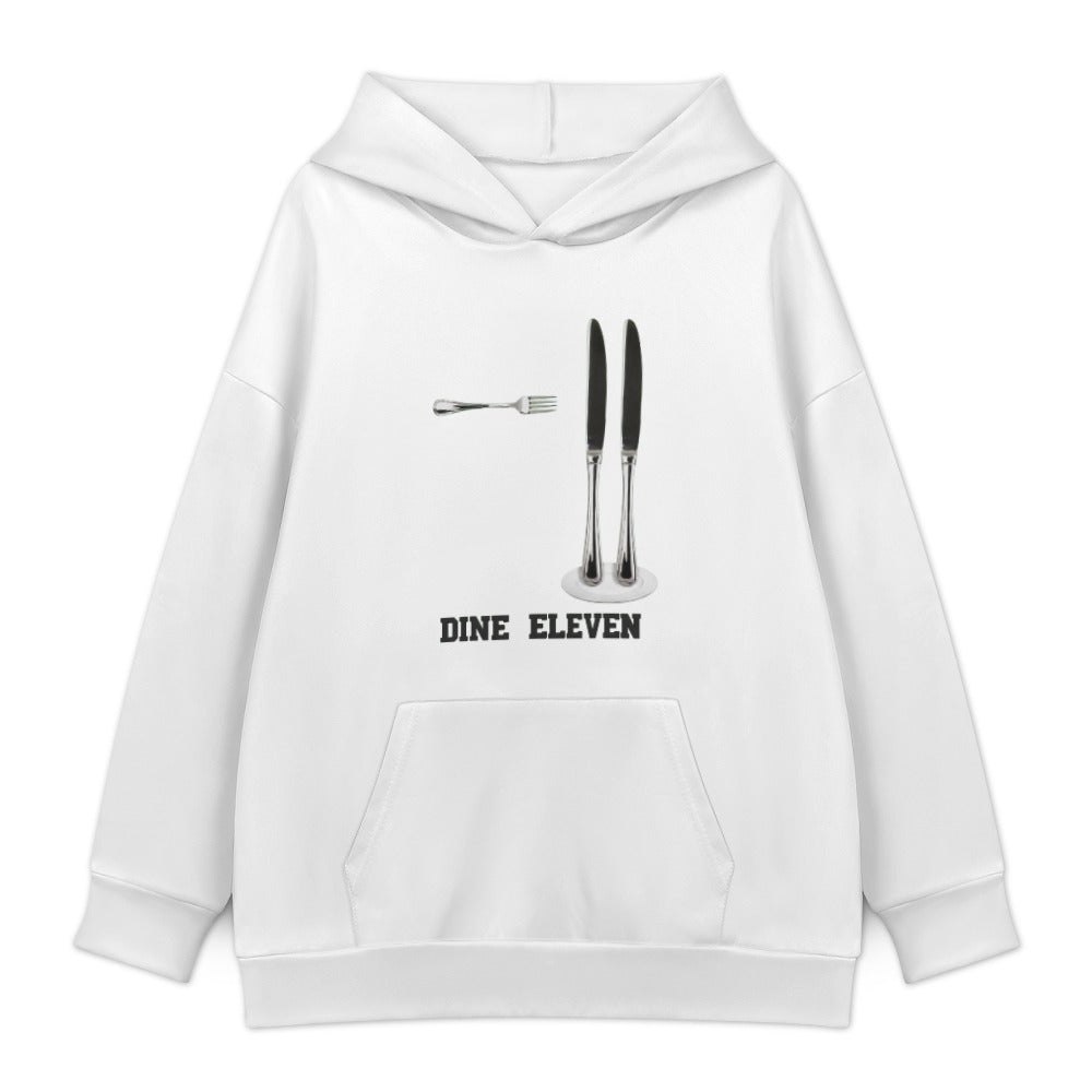 Dine Eleven Hoodie — White