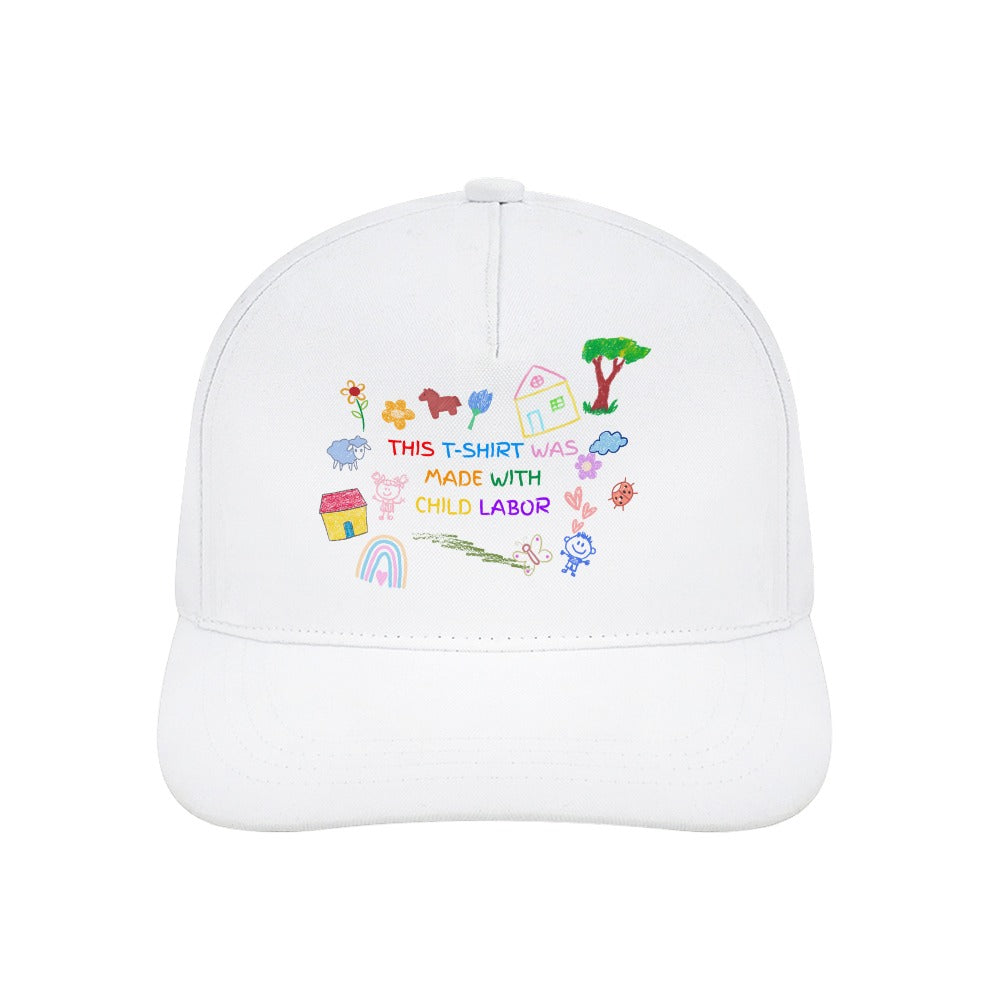 Child Labor Satire Cap — White