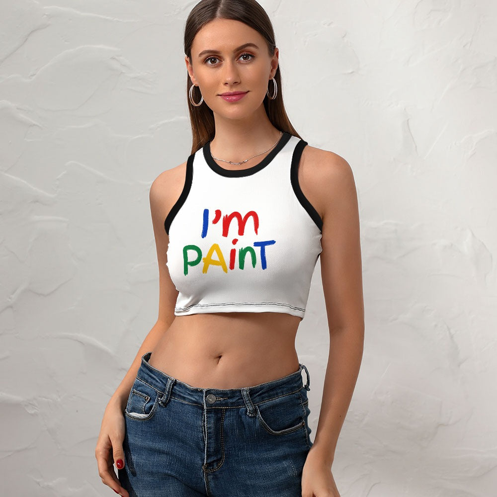 I'm Paint crop top model