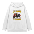 Life Is a Race Motorcycle Hoodie — White