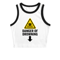 Danger of Drowning crop top
