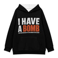 Bomb-Ass Girlfriend Hoodie — Black
