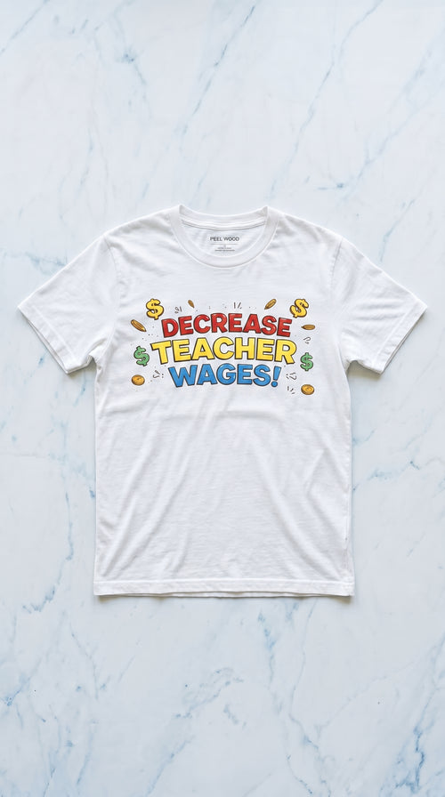 Decrease Teacher Wages!