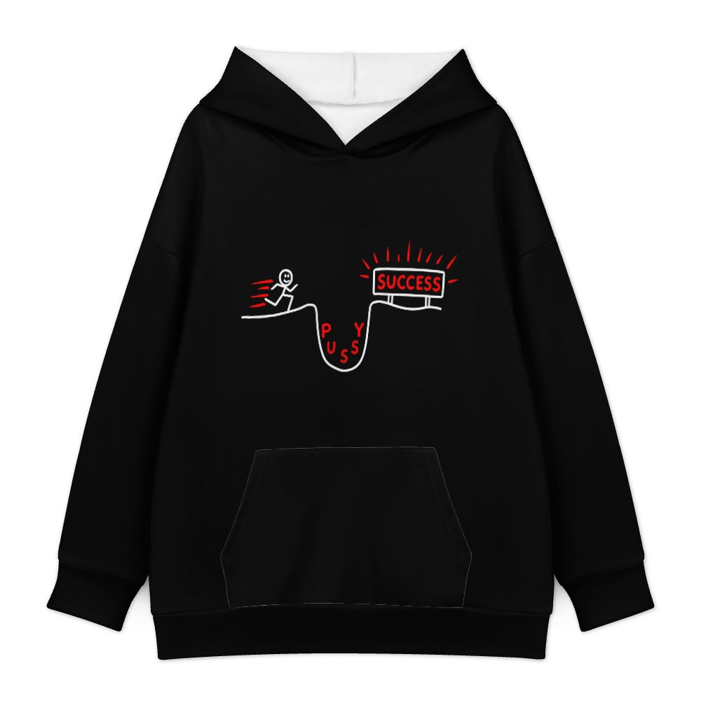 Success Diagram Hoodie — Black