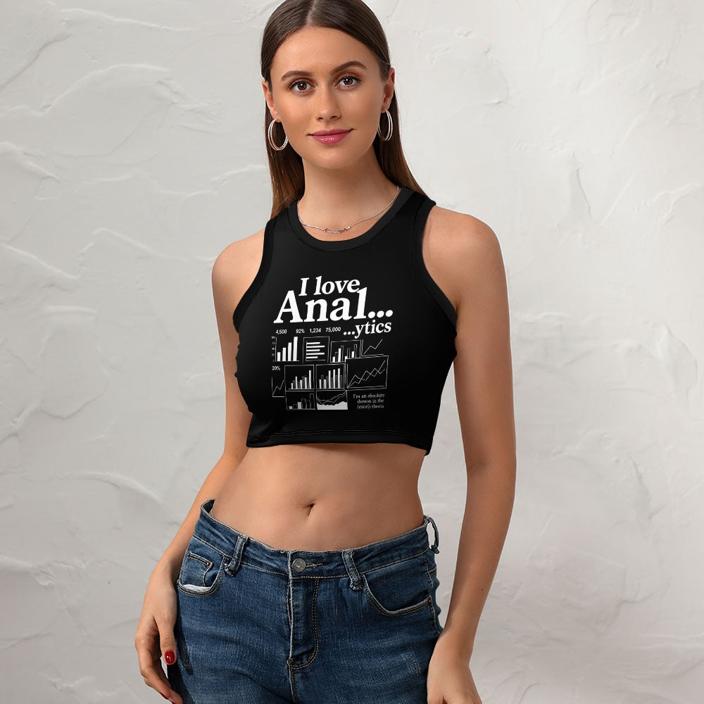 I love ANALytics crop top model