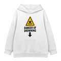 Danger of Drowning Hoodie — White