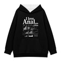 I Love Analytics Hoodie — Black
