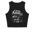 I love ANALytics crop top