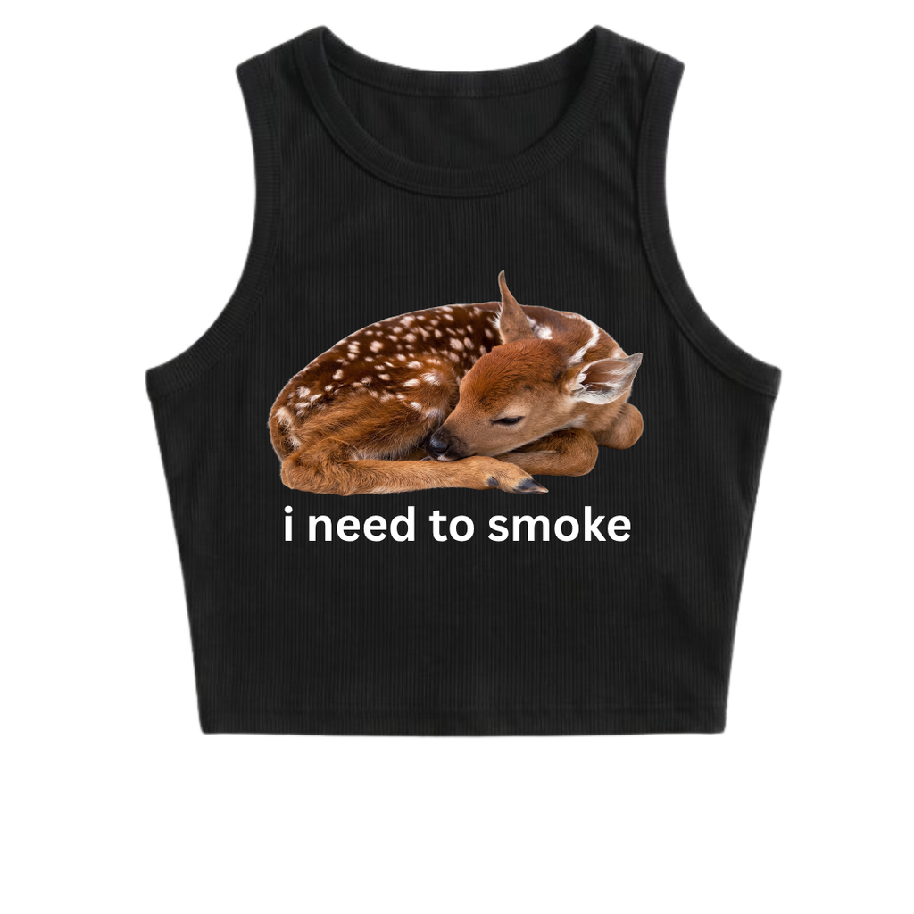 I need to smoke crop top