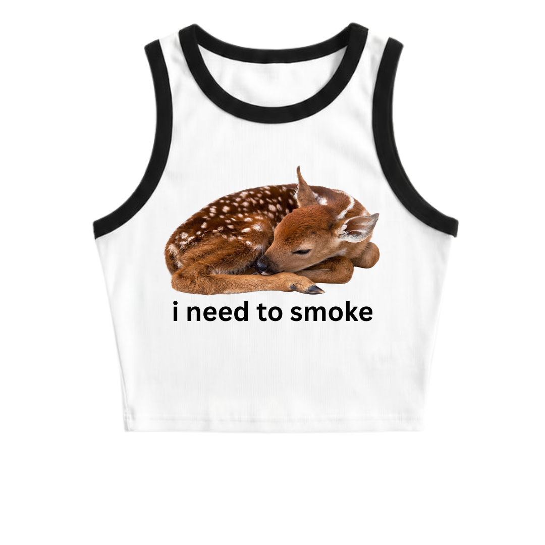 I need to smoke crop top