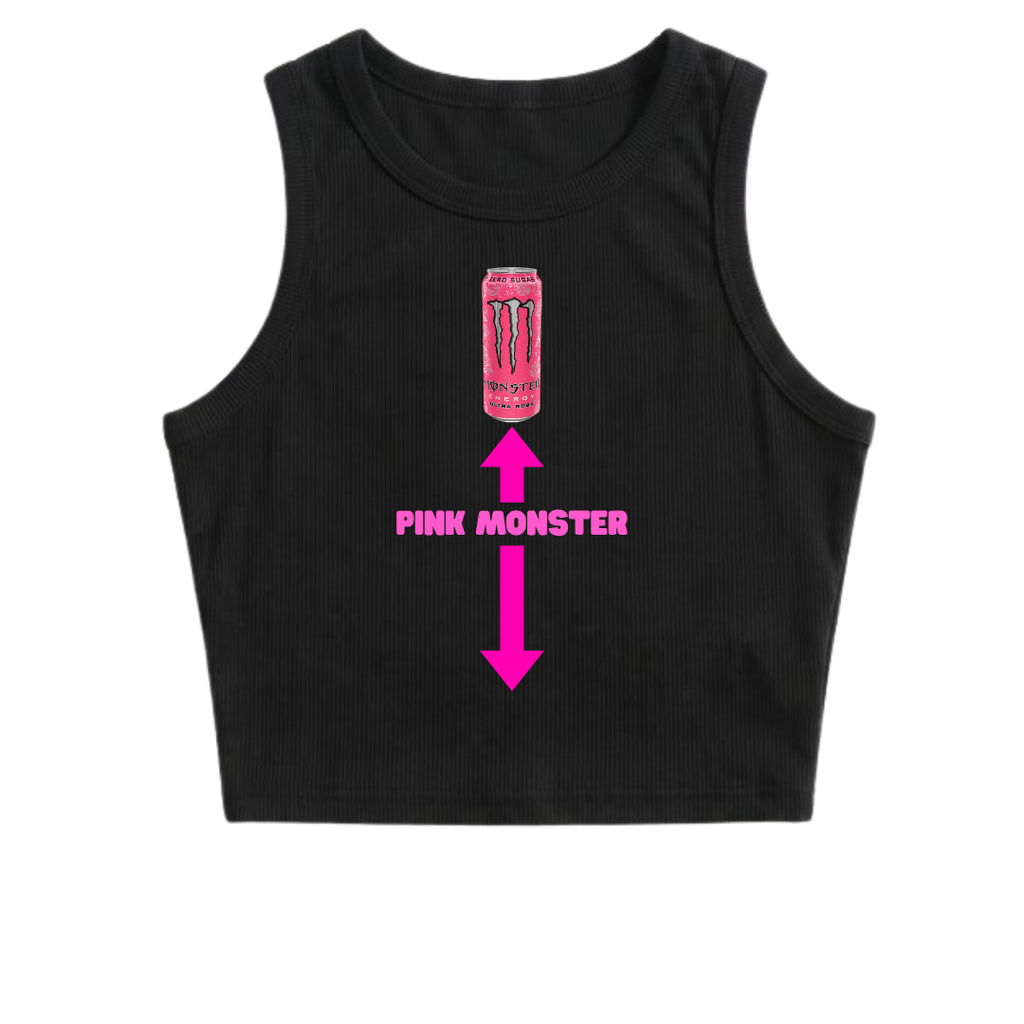 Pink Monster crop top