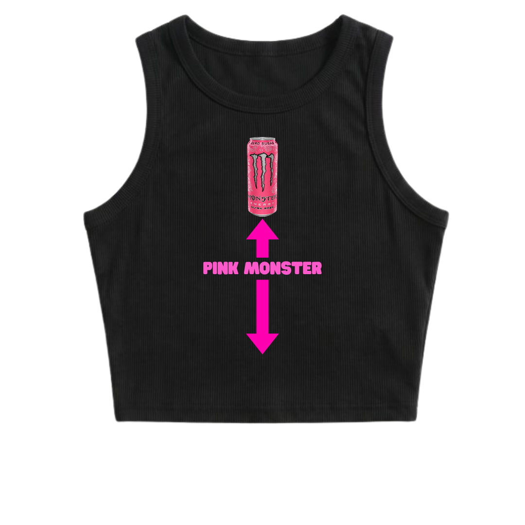Pink Monster crop top
