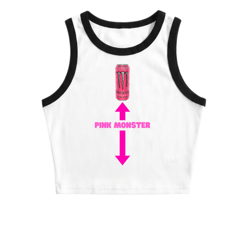 Pink Monster crop top
