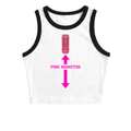 Pink Monster crop top