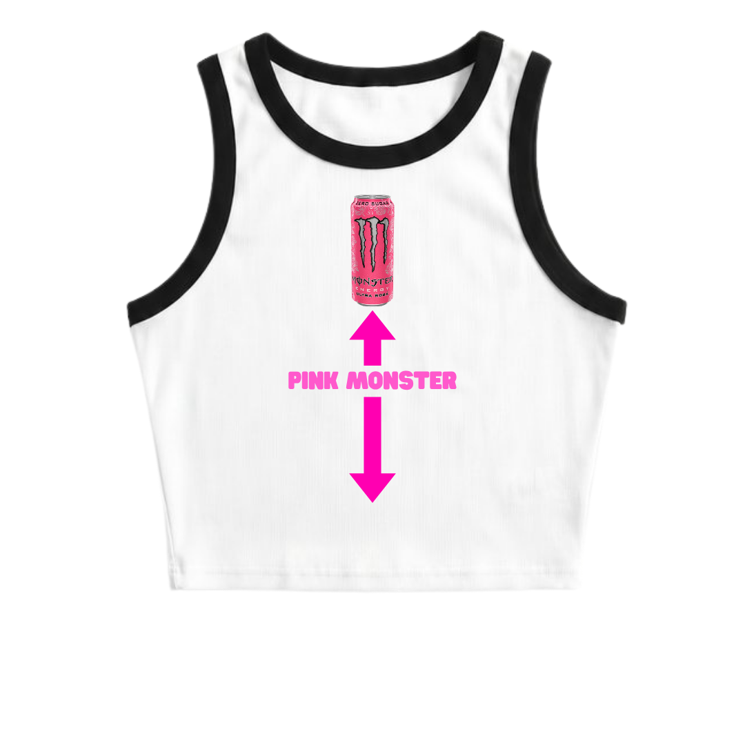 Pink Monster crop top