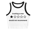 Trusting a Man crop top