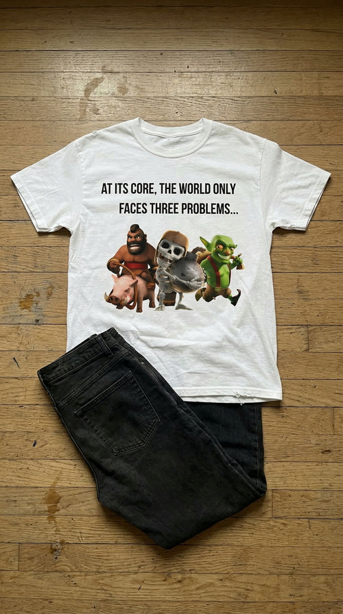 3 PROBLEMS T-SHIRT